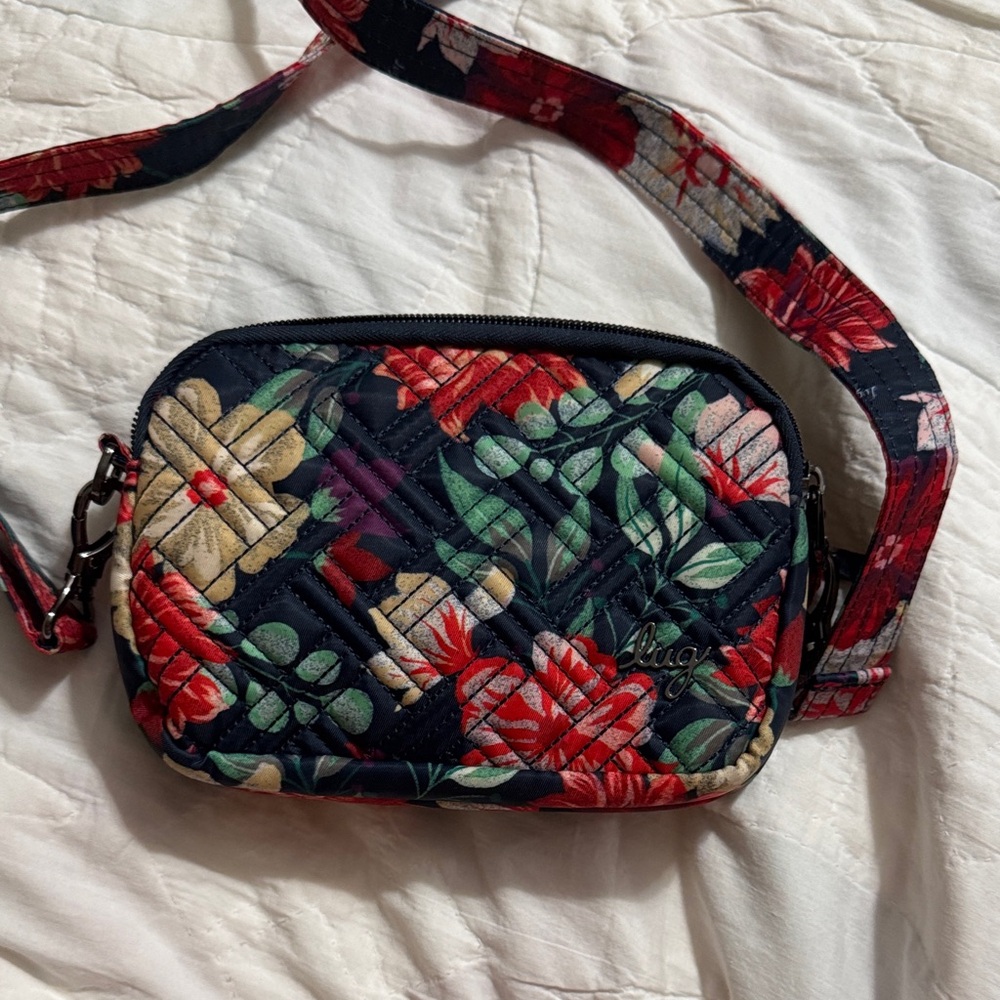 Lug coupe crossbody and belt bag in bloom revival